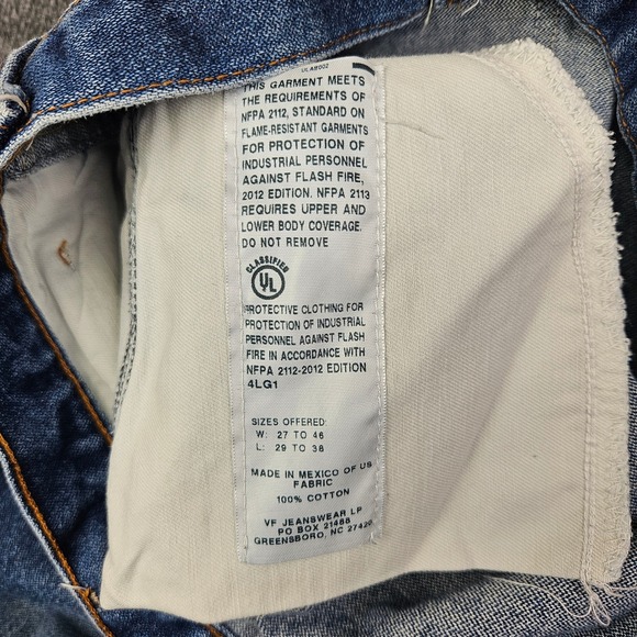 Wrangler FR Flame-Resistant Relaxed Fit Jean Men's 46x32 Cowboy Cut 31MWZ CAT2 - Picture 9 of 14